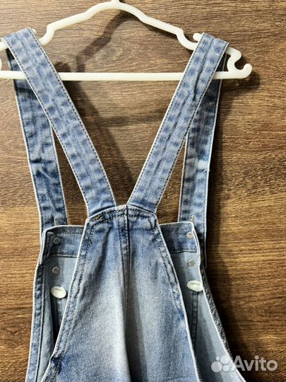 Джинсовый сарафан комбинезон