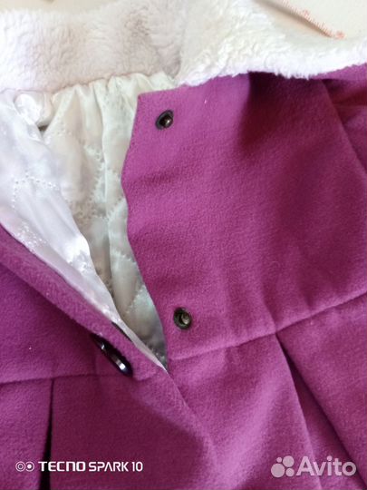 Пальто для девочки 6 месяцев