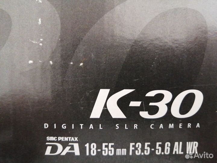 Pentax K-30 Black 18-55wr kit