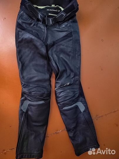 Мотоштаны кожаные Macna