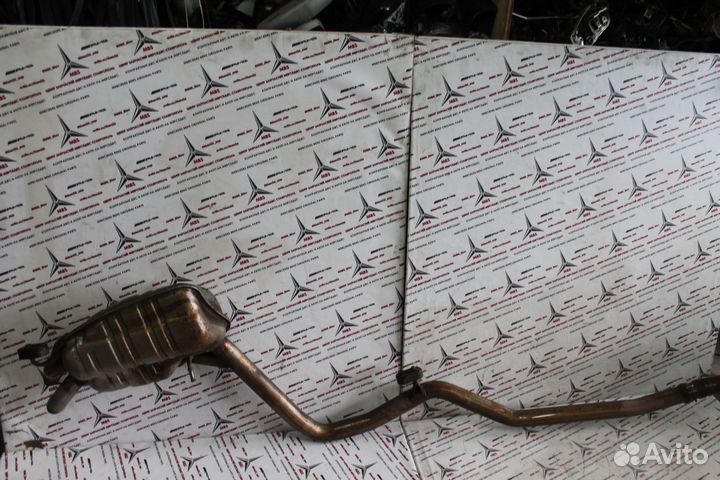 Глушитель w211 OM646 mercedes рестайл