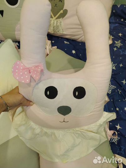 Бортики, подушки в детскую кроватку