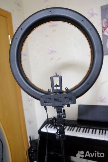 Кольцевая лампа со штативом 46 см