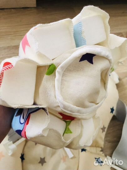 Гамочок для купания малыша и шапочка