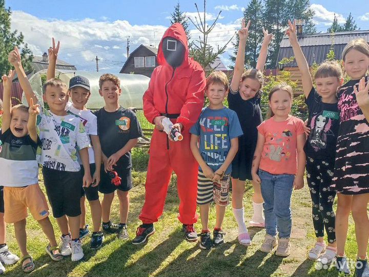 Игра в кальмара/ выездной или в студии