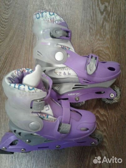 Роликовые коньки детские раздвижные