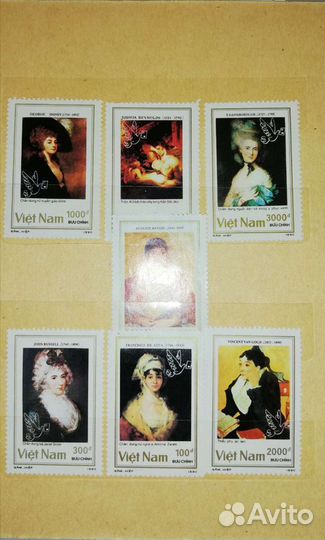 Почтовые марки иностранные (эпохи ссср)