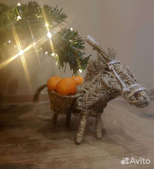 Декор из рафии пальмового листа Morocco