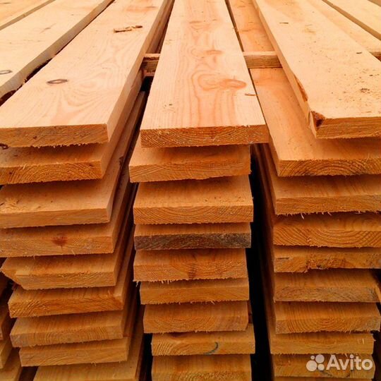 Доска сосна пиленая 25х150х6000мм, от производител