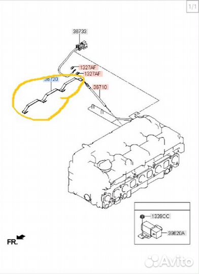 Кронштейн Hyundai H1 D4CB F890370 2015