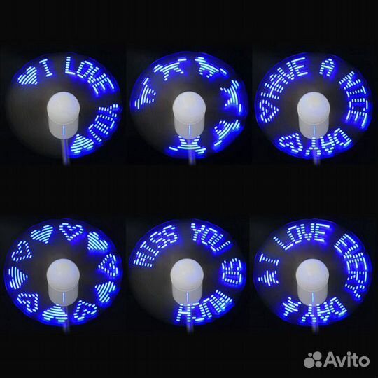 Гибкий Usb Вентилятор с подсветкой