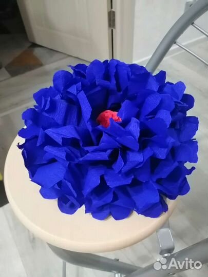 Цветы из гофрированной бумаги