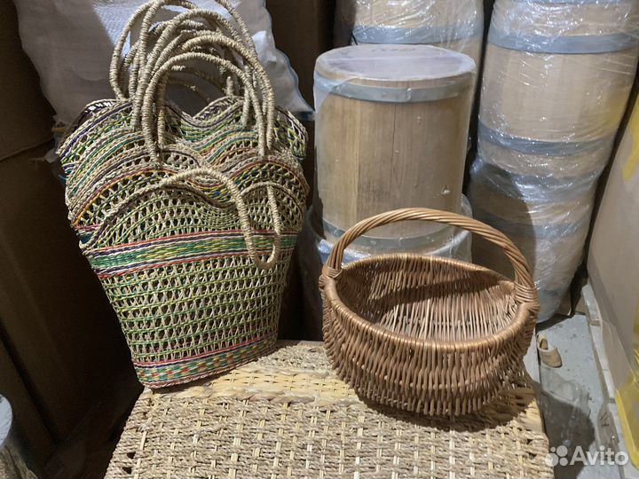 Плетенные изделия из лозы, ротанга и соломки