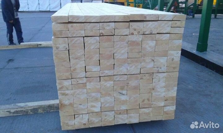 Доска строганная сухая 45х140х6000 мм, хвоя, сорт