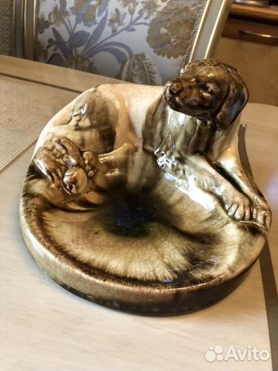 Пепельница собака СССР