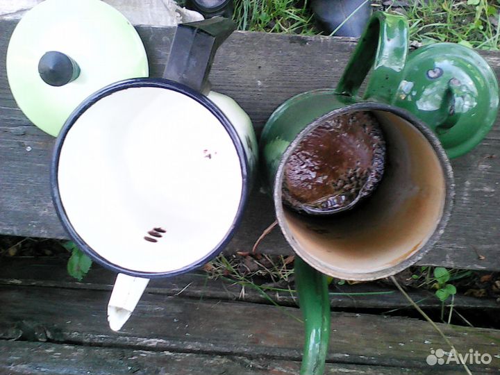 Посуда эмалир. для декупажа, декора(СССР)