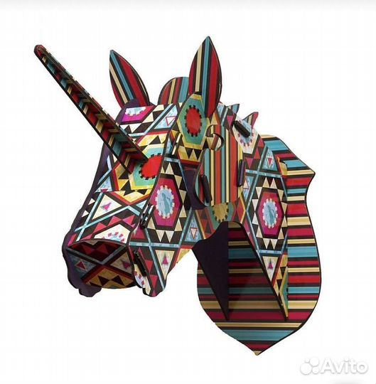 Декор единорог на стену