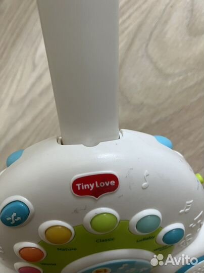 Развивающий коврик tiny love и мобиль на кроватку