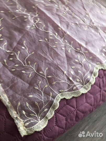 Гардины с тюль-вуаль