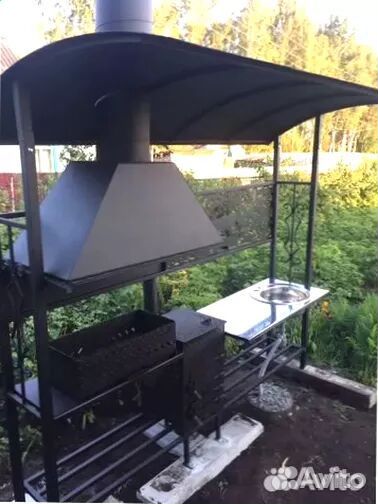 Мангал С крышей
