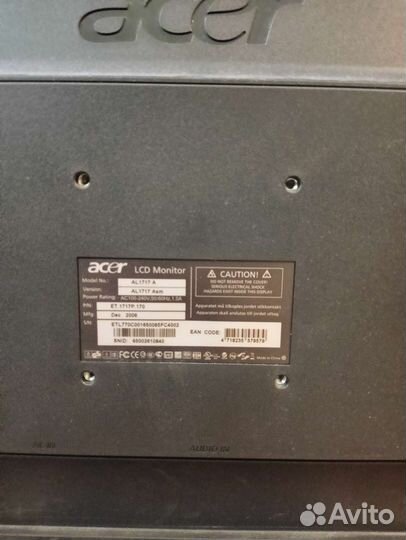 Монитор Acer AL1717