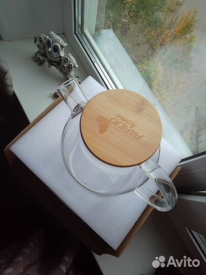 Чайник заварочный стеклянный объемом 1600