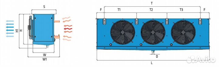 Воздухоохладитель 28,7 кВт FrigoCool ESC 50.30.8