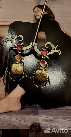 Серьги жуки