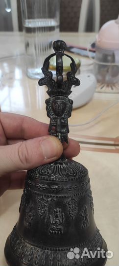 Статуэтка бронза колокольчик-ваджра