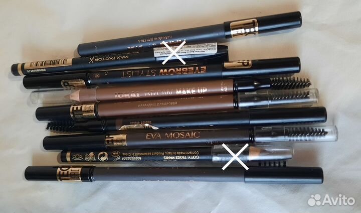 Карандаш для глаз,бровей Nyx,max factor,pupa, eva