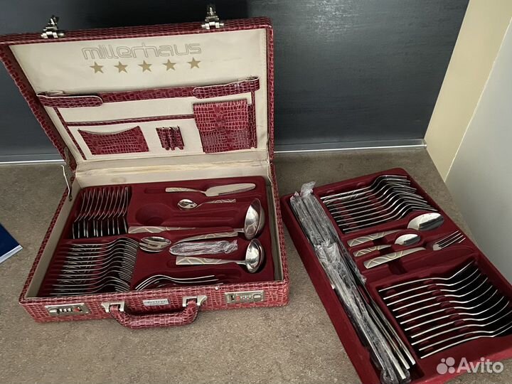 Набор столовых приборов Millerhaus 12 18/10 24KRT