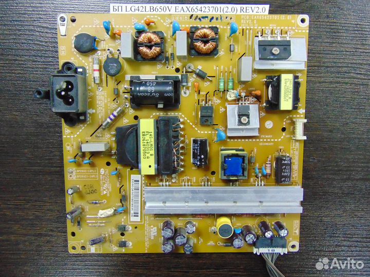 Блок питания EAX65423701(2.0) REV2.0 LG42LD650V