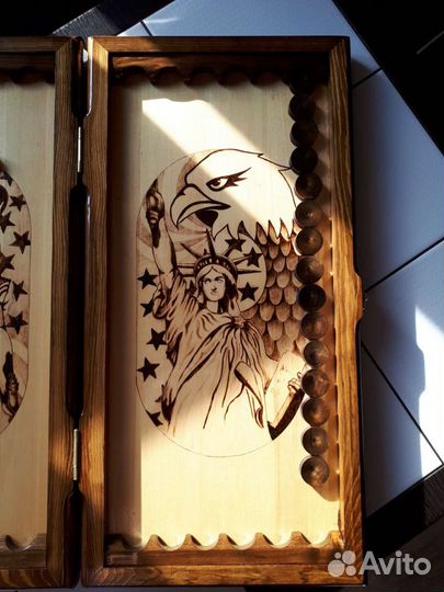 Нарды ручной работы резные