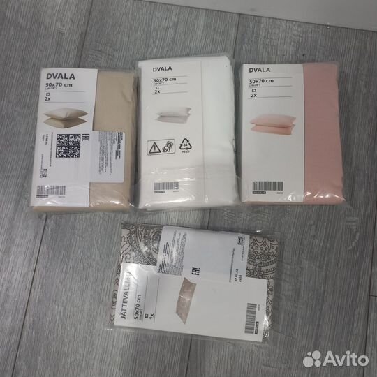 Наволочки икеа двала новые цена за 2шт