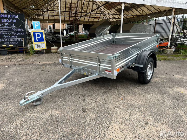 Прицеп Спутник Expert ZN 2013-33 оцинк. (без тента
