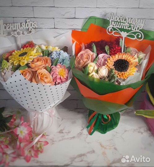 Съедобный букет из зефира