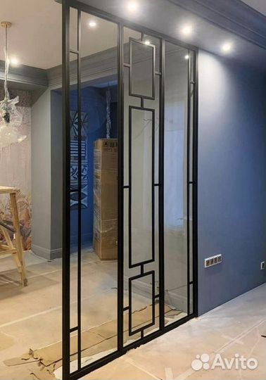 Стационарные перегородки лофт