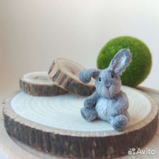 Вязаный зайчик