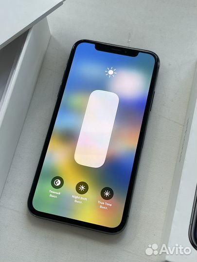 iPhone X 64gb (ростест, акб-91, sim)