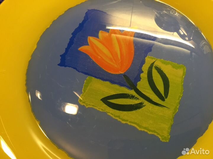 Тарелка большая стекло