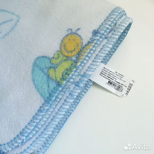 Одеяло детское байковое новое