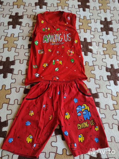 Костюм летний на мальчика 5-6 лет