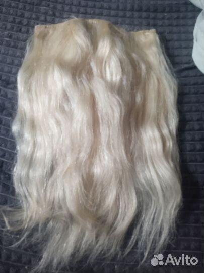 Натуральные волосы на заколках 55 см