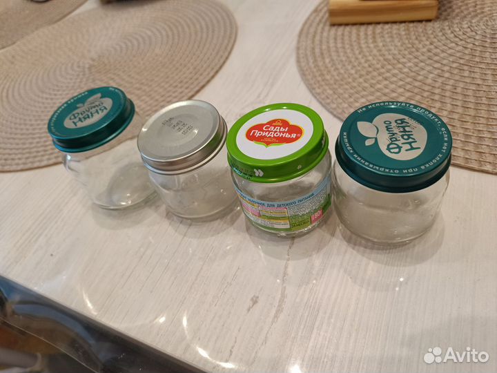 Банка стеклянная от детского питания