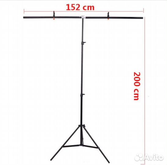 Новый держатель фона - стойка для фотофона 1,5*2