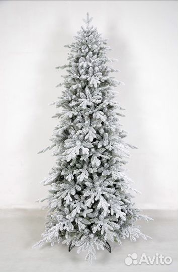 Искусственная ёлка заснеженная с подарком