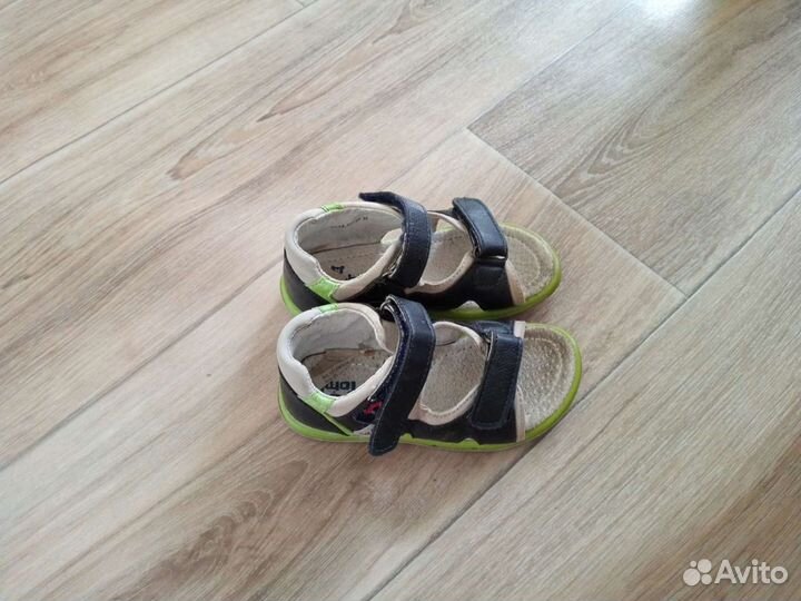 Сандали для мальчика кожаные 25 размер