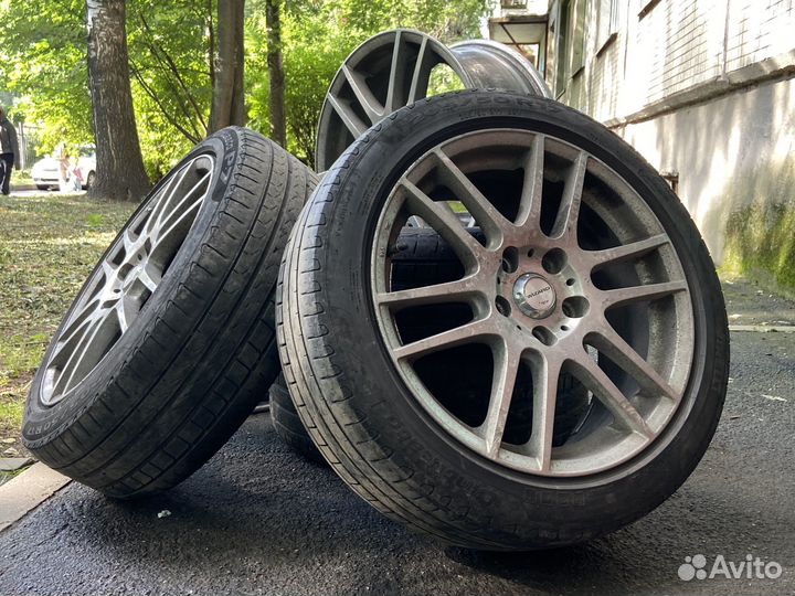 Литые диски r17 5x114.3 ATech Wizzard