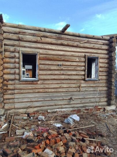 Сруб для бани дома 6х6