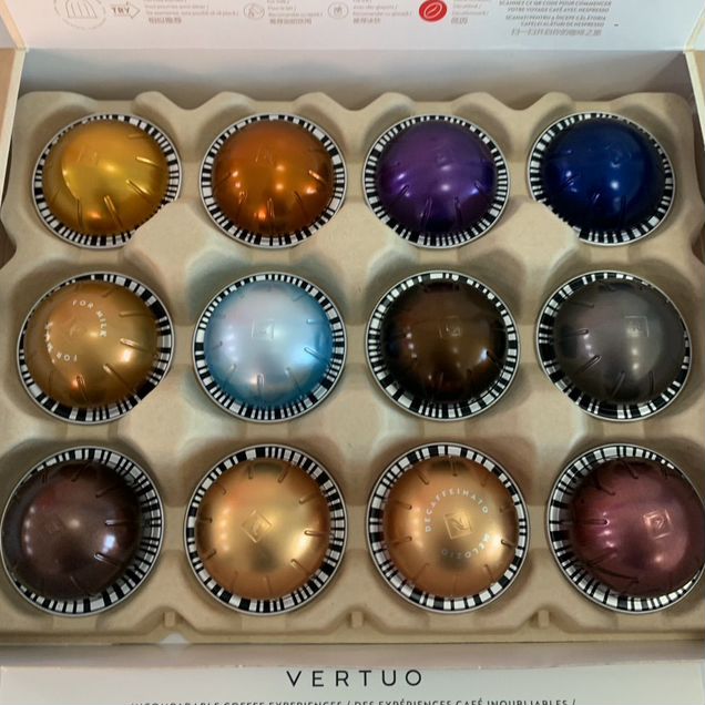 Наборы кофекапсул vertuo Nespresso 12 капсул
